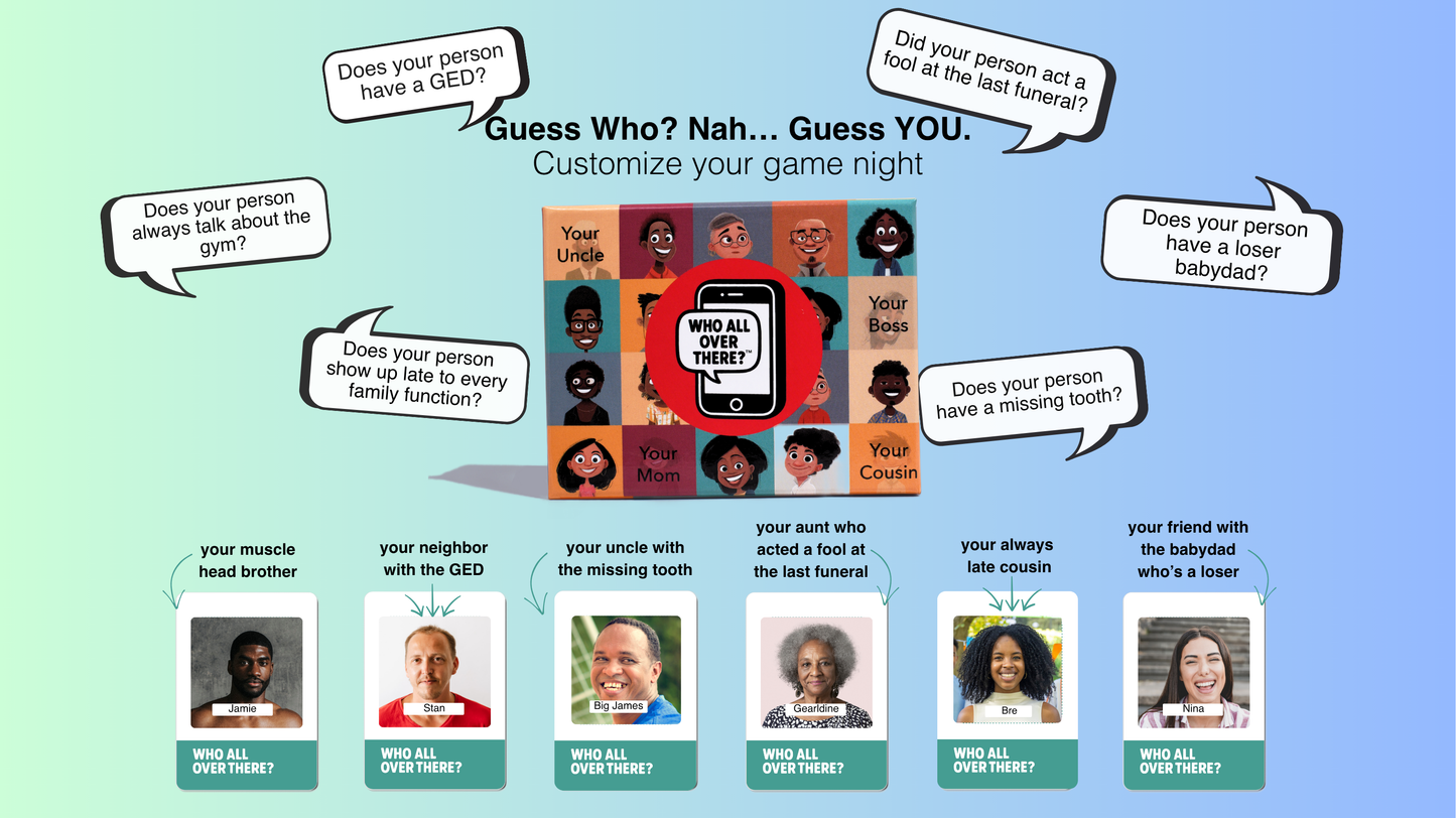 "Who All Over There?" Game